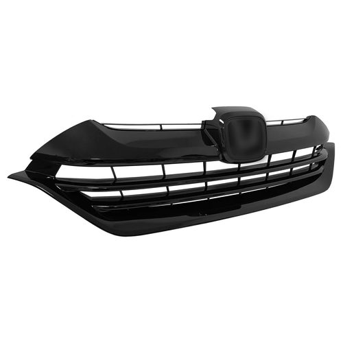 For 2017 2018 2019 Honda CRV CR-V Front Bumper Gloss Black Mesh Grille Grill