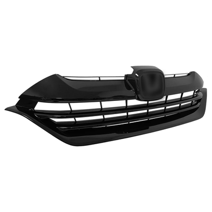 For 2017 2018 2019 Honda CRV CR-V Front Bumper Gloss Black Mesh Grille Grill