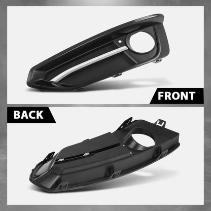 Solid Spare Fit For 14-21 BMW 228i 230i Front Bumper Fog Light Trim Cover Bezel Left Side