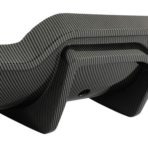 Solid Spare Carbon Fiber Color Rear Bumper Diffuser Lip Cover For Tesla Model 3 2017-2023