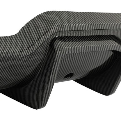 Solid Spare Carbon Fiber Color Rear Bumper Diffuser Lip Cover For Tesla Model 3 2017-2023