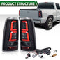 Solid Spare LED Tube Tail Lights Brake Lamps Fit For 99-06 Chevy Silverado GMC Sierra