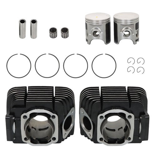 Solid Spare Cylinder Rebuild Kit Pistons Rings Pins For Yamaha Rd350 1973-1975 New