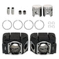 Solid Spare Cylinder Rebuild Kit Pistons Rings Pins For Yamaha Rd350 1973-1975 New