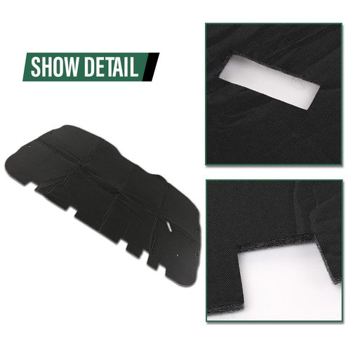 Solid Spare Fit For 2000-2006 Chevy Tahoe Suburban Hood Insulation Pad Heat Blanket & Clips