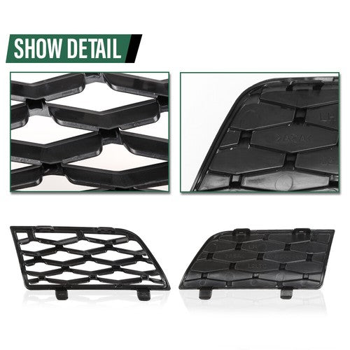 Solid Spare Front Bumper Air Inlet Grill Cover Left+Right Side Fit For 2006-2009 Range Rover