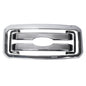 Solid Spare For 2011-2016 Ford F250 F350 Super Duty Chrome Grille Grill Full Overlay Cover