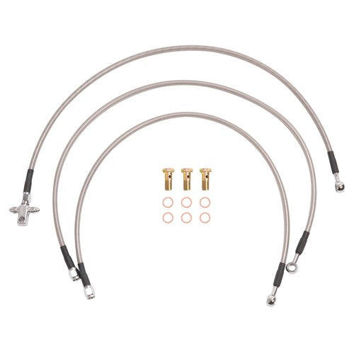 Solid Spare For Yamaha YFZ450 LE SE 2004-2005 Adjustable Front A Arms W/ Brake Lines Clamps