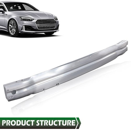 Solid Spare Fit For 09-16 Audi A4 A5 Quattro S4 S5 Aluminum Front Bumper Reinforcement