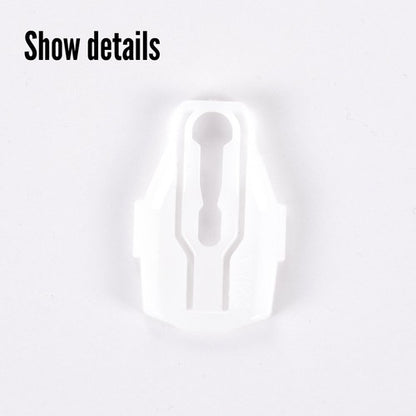 Solid Spare Fit For 66-69 Lincoln Fender Door Quarter Molding Plastic Clip Trim 6-Clips Kit