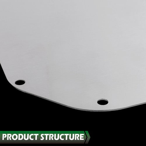 Solid Spare Fit For 1966-1967 Chevelle Aluminum A/C Heater Delete Panel Plate Complete Set