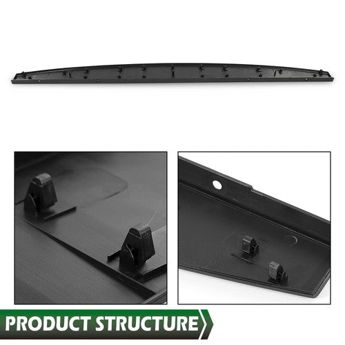 Solid Spare Tailgate Spoiler Cap Cover Trim Black Fit For 2019-2024 Ram 2500 3500 68364364AA