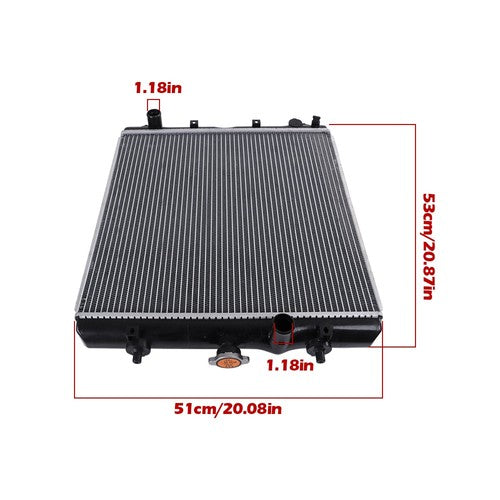 Solid Spare 3C081-17100 Tractor Radiator for Kubota M100 M110 M8540 M8560 M9540 M9960