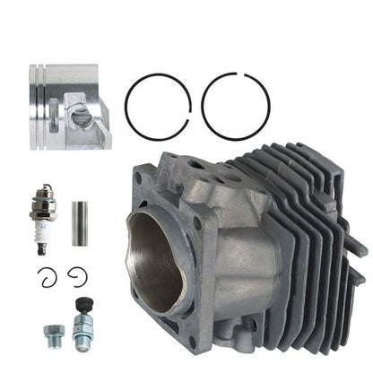 Solid Spare 52mm Big Bore Cylinder Piston Kit For MS441 MS441C Chainsaw Spark Plug
