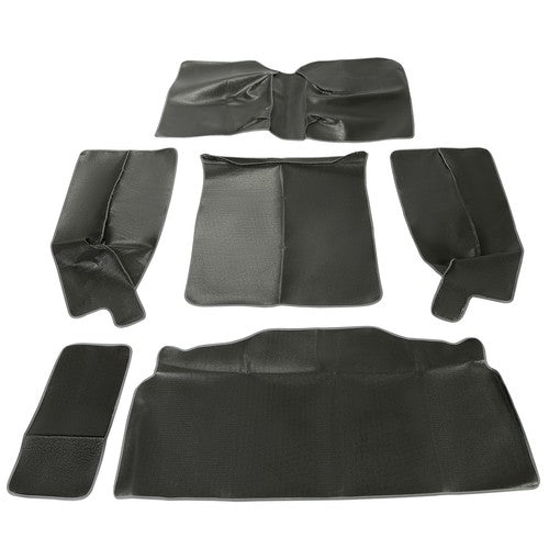 Solid Spare 6Pcs Gray Carpet Rug Mat Fits 86-95 Jeep Wrangler YJ 76-86 CJ-7 L& R Full Set
