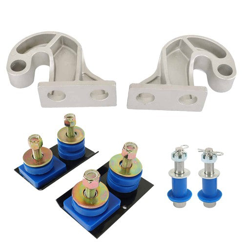 Solid Spare Fit For Peterbilt 379 378 Lower Hood Pivot Kit &Engine Hood Hinge Pivot Bolt Kit