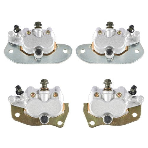 Solid Spare Front & Rear Brake Calipers Set For 2008-2013 Yamaha Rhino 700 YXR700 With Pads