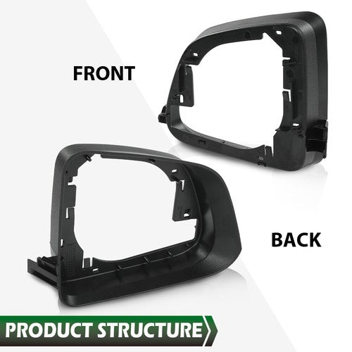 Solid Spare Door Wing Mirror Cover Trim Frame Fit For 2020-2023 Tesla Model Y Right Side