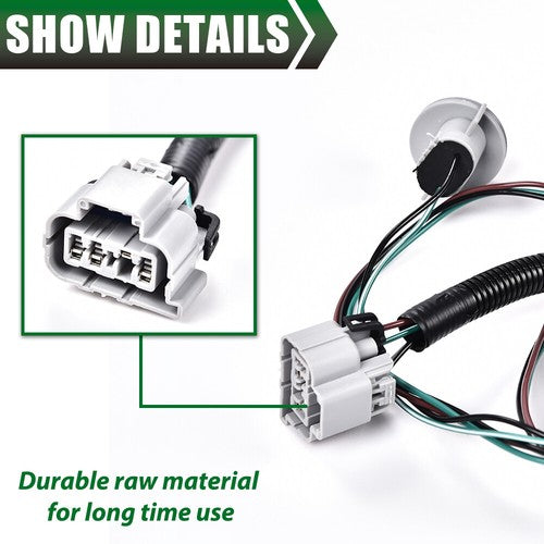 Solid Spare New Fit For Chevy Silverado Pickup Truck Tail Light Lamp Wiring Harness LH Left