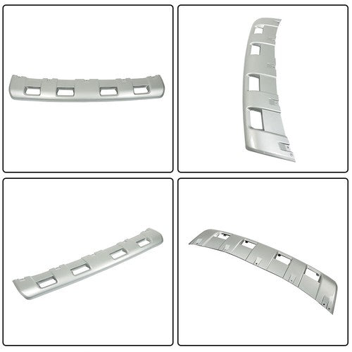 Solid Spare Front Bumper Plastic Silver Lower Valance Panel Fit For 20-22 Ford Explorer NEW