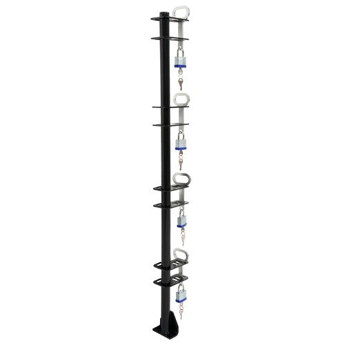 Solid Spare Set of 4-Place Lockable Weeder Trimmer Rack Holders For Enclosed or Open Trailer