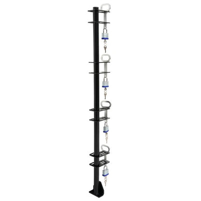 Solid Spare Set of 4-Place Lockable Weeder Trimmer Rack Holders For Enclosed or Open Trailer