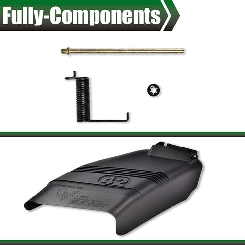 Solid Spare 42" Deflector Shield W/ Mounting Hardware 130968 532130968 Fit For Craftsman