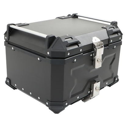 Solid Spare Motorcycle 55L Top Case Tail Box Waterproof Luggage Aluminum Trunk Storage