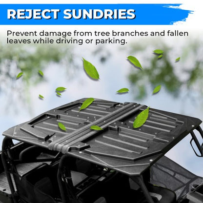 Solid Spare Black UTV Hard Top ABS Roof Durable For 2010-2014 Polaris Ranger Crew 800
