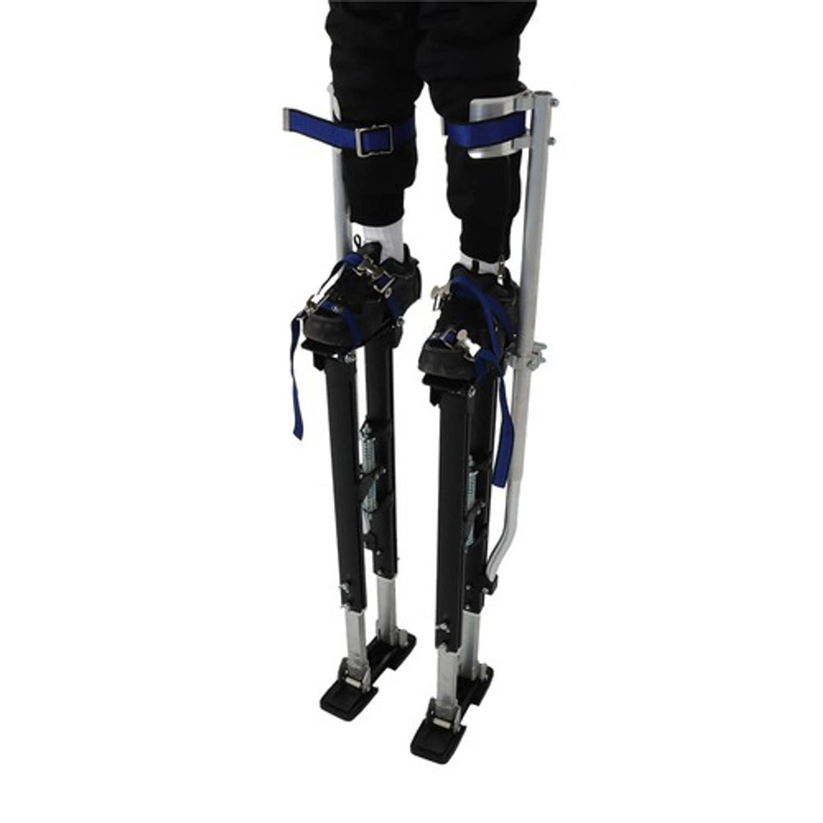 Solid Spare Painting Stilt 36" - 48" Drywall Stilts Adjustable Aluminum Alloy Tool Black