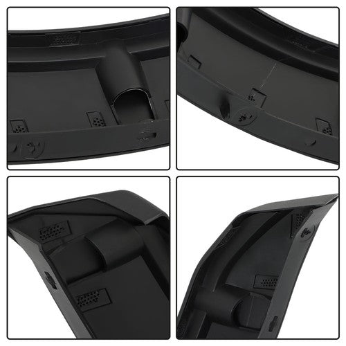 Solid Spare New Plastic Black Wide Wheel Lip Fender Flares Fit For Ford Bronco 2021-2024