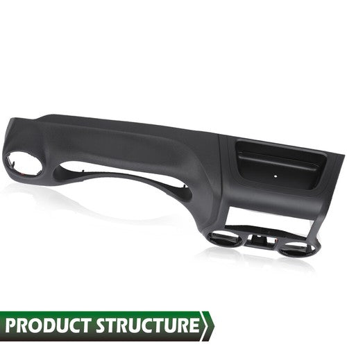 Solid Spare Fit For 2011-2014 Jeep Wrangler Dash Instrumen Cluster Radio Bezel Trim Cover