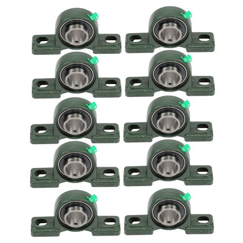 Solid Spare 10Pcs UCP206-20 Pillow Block Bearing 1-1/4" Bore 2 Bolt Solid Base Self-Aligning