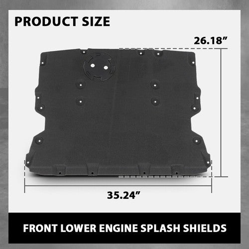 Solid Spare Fit For 2018-2023 BMW X3 X4 Front Engine Splash Shield Under Cover 51757417386