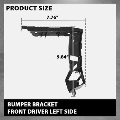 Solid Spare Fit For 2017-2020 Lincoln MKZ Front Bumper Retainer Bracket Left HP5Z17C947D