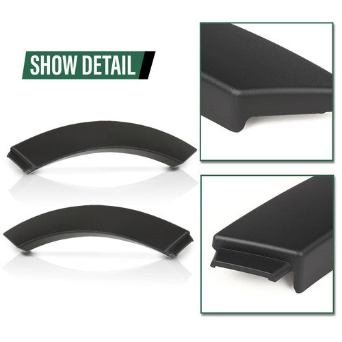 Solid Spare Fit For 12-2019 Land Rover Range Rover Evoque Rear Wheel Front Arch Door Molding