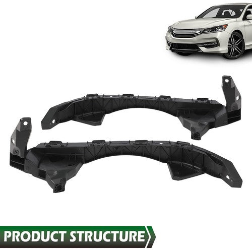 Solid Spare Fit For 2013-2017 Honda Accord Left+Right Headlight Bracket Mounting Support