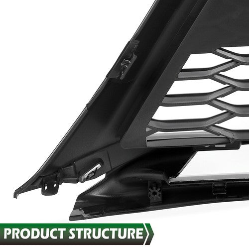 Solid Spare Fit For 2021-2023 Toyota Camry SE XSE Front Bumper Lower Grille W/O Sensor Holes