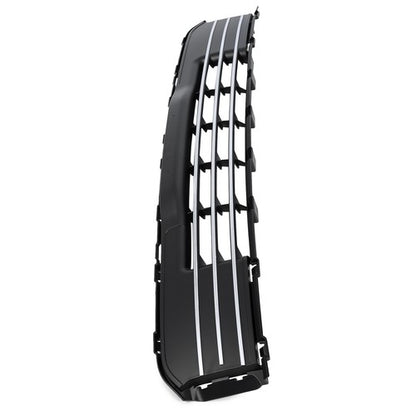For Ford Flex 2013-2019 Front Bumper Lower Grille Black w/Chrome Trim FO1036151