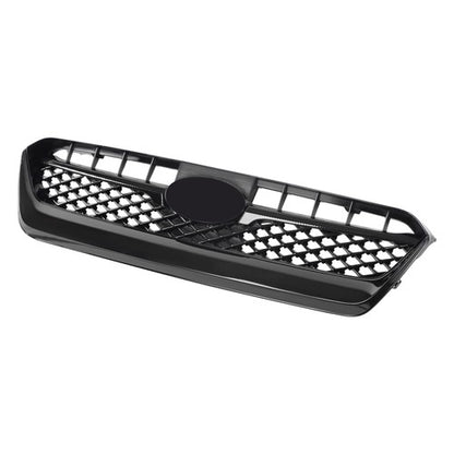 Solid Spare Front Upper Grille Plastic Gloss Black Suitable For Subaru WRX/WRX STI 2015-2017