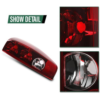 Solid Spare Tail Light Fit For 04-2012 Chevy Colorado GMC Canyon Rear Brake Lamp Right Side