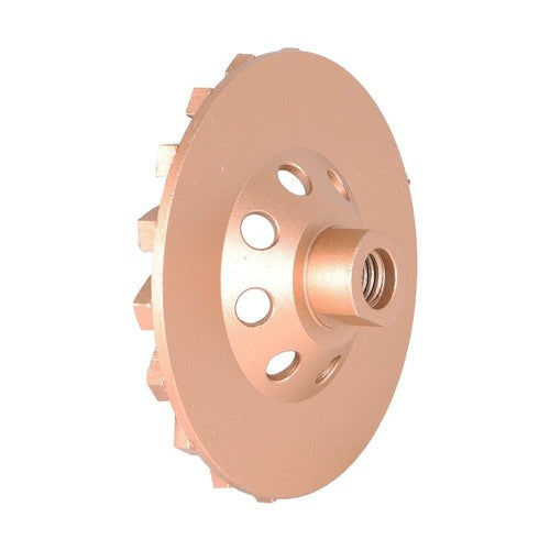 Solid Spare Grinding Wheels 5 Inch Diameter 18 Turbo Diamond Segments 5/8"-11 Arbor