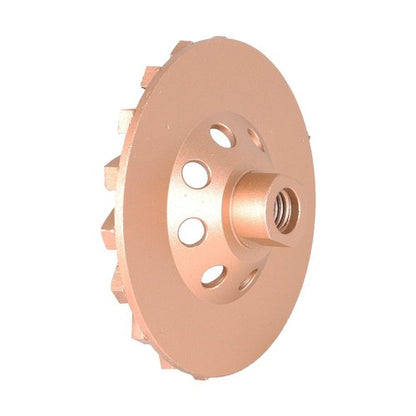 Solid Spare Grinding Wheels 5 Inch Diameter 18 Turbo Diamond Segments 5/8"-11 Arbor
