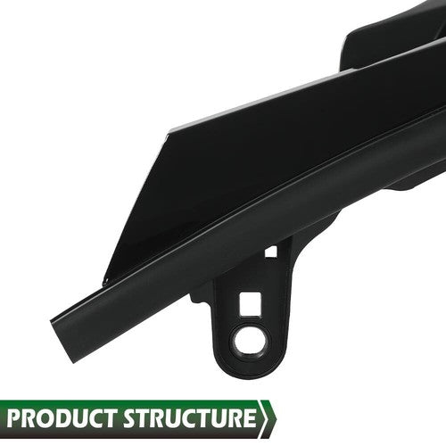 Solid Spare Fit For 18-19 Toyota CHR C-HR Front Upper Bumper Grille Grill Assembly Black