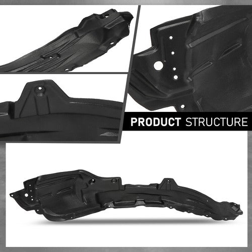 Solid Spare Fit For 2006-2012 Toyota RAV4 Front Left+Right Fender Liner Splash Shield