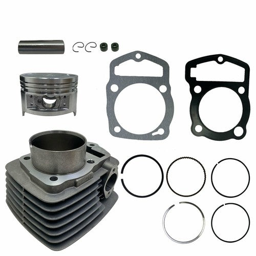 Solid Spare Top End Kit Cylinder Piston Rings Kit New For HONDA CBF200 XR200 XL200 63.5mm