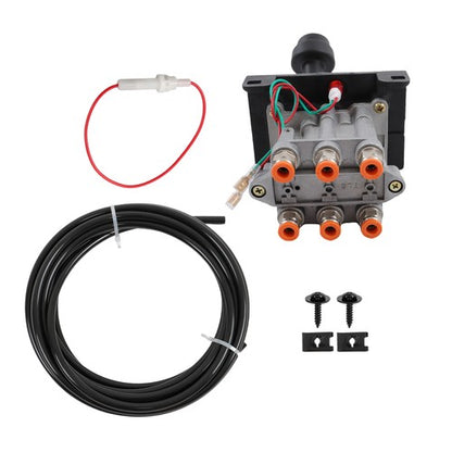 Solid Spare Control Valve - Dual Valve (Pto & Dump Pump) Air Kit With Kickout New