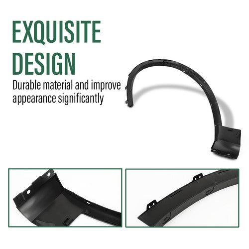 Solid Spare Front Fender Flare Trim Molding Right Passenger Side RH Fit For 11-18 BMW X3 X4