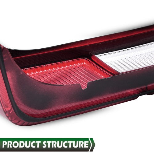 Solid Spare Fit For 87-93 Ford Mustang Fox Body LX Style Tail Light Lens Left+Right