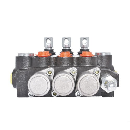 Solid Spare 13 GPM 3600 PSI SAE Ports 3 Spool Hydraulic Control Valve Double Acting New